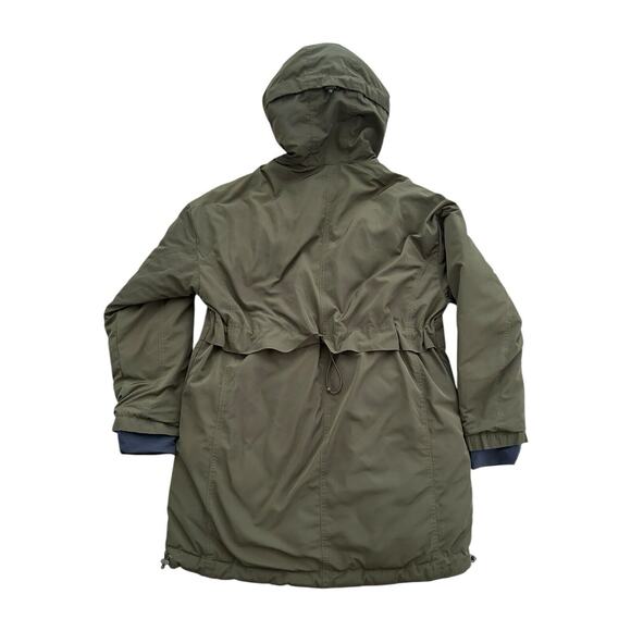 ATHLETA Vortex Reversible Down Parka, Size M Teal/Olive Sz M - Picture 6 of 12